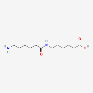 molecular formula C12H24N2O3 B1221711 6-(6-Aminohexanamido)hexanoic acid CAS No. 2014-58-6