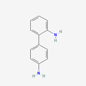 molecular formula C12H12N2 B1221718 2,4'-Biphenyldiamine CAS No. 492-17-1