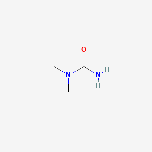 molecular formula C3H8N2O B1221719 1,1-二甲基脲 CAS No. 598-94-7