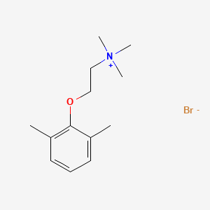 molecular formula C13H22BrNO B1221720 Choline 2,6-xylyl ether bromide CAS No. 669-49-8