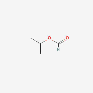molecular formula C4H8O2 B1221721 Isopropyl formate CAS No. 625-55-8