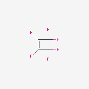 molecular formula C4F6 B1221722 Hexafluorocyclobutene CAS No. 697-11-0