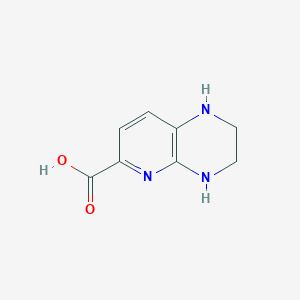 molecular formula C8H9N3O2 B12217307 Pyrido[2,3-b]pyrazine-6-carboxylic acid, 1,2,3,4-tetrahydro- CAS No. 933716-75-7