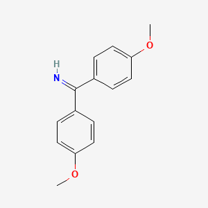 molecular formula C15H15NO2 B12217341 Bis(4-methoxyphenyl)methanimine 