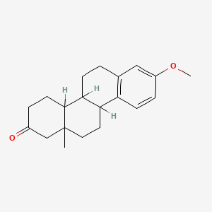 B1221735 8-Methoxy-12a-methyl-3,4,4a,4b,5,6,10b,11,12,12a-decahydrochrysen-2(1h)-one CAS No. 1232-88-8