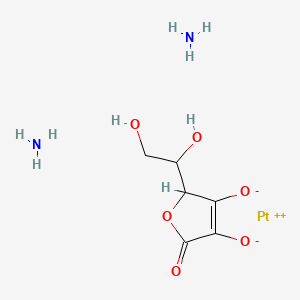 molecular formula C6H12N2O6Pt B1221739 Diammineascorbatoplatinum(II) CAS No. 92266-72-3