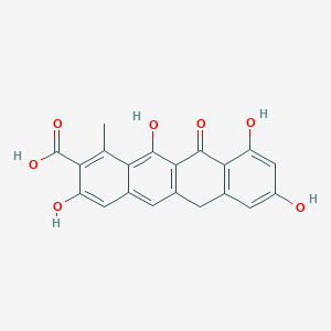 molecular formula C20H14O7 B122175 Tetracenomycin F1 CAS No. 149791-45-7