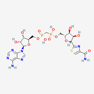 molecular formula C20H27N7O13P2S B1221751 beta-Methylene-thiazole-4-carboxyamide-adenine dinucleotide CAS No. 102977-57-1