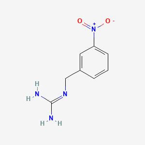 molecular formula C8H10N4O2 B1221755 3-Nitrobenzylguanidine CAS No. 93338-63-7