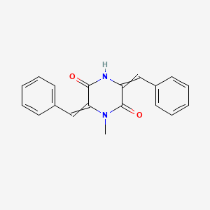 molecular formula C19H16N2O2 B1221757 Piperafizine A 