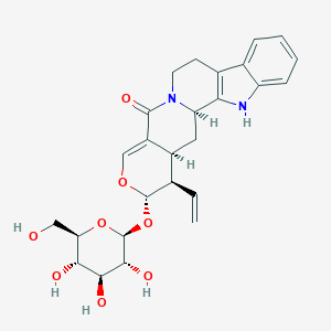 molecular formula C26H30N2O8 B122176 Vincosamide CAS No. 23141-27-7