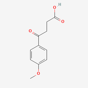 molecular formula C11H12O4 B1221775 3-(4-Methoxybenzoyl)propionic acid CAS No. 3153-44-4