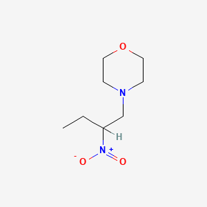 molecular formula C8H16N2O3 B1221781 4-(2-Nitrobutyl)morpholine CAS No. 2224-44-4