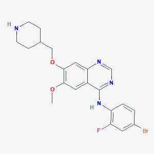 molecular formula C21H22BrFN4O2 B122179 N-Desmethyl vandetanib CAS No. 338992-12-4