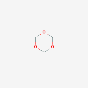 molecular formula C3H6O3 B122180 1,3,5-Trioxane CAS No. 110-88-3