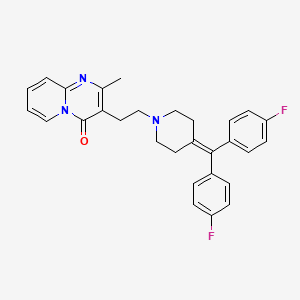 molecular formula C29H27F2N3O B1221800 Seganserin CAS No. 87729-89-3
