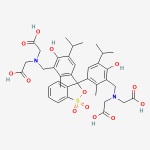 molecular formula C37H44N2O13S B1221802 Methylthymol blue CAS No. 3778-22-1