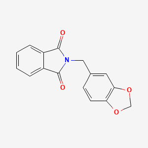 2-(1,3-Benzodioxol-5-ylmethyl)isoindole-1,3-dione
