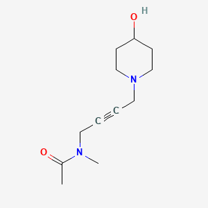 N-[4-(4-hydroxy-1-piperidinyl)but-2-ynyl]-N-methylacetamide