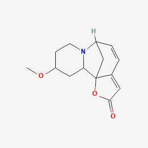 Securinan-11-one, 4-methoxy-, (4beta)-