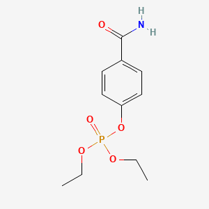 O,O-Diethyl O-(4-carbamoylphenyl)phosphate