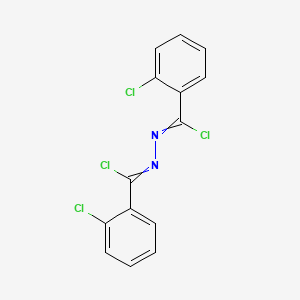 molecular formula C14H8Cl4N2 B1221826 Bis(alpha,2-dichlorobenzylidene)hydrazine 
