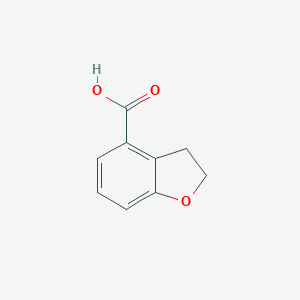 molecular formula C9H8O3 B122184 2,3-Dihydrobenzofuran-4-carboxylic acid CAS No. 209256-40-6