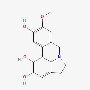 5-Methoxy-9-azatetracyclo[7.6.1.02,7.012,16]hexadeca-2,4,6,12-tetraene-4,14,15-triol