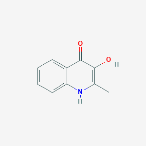 molecular formula C10H9NO2 B1221865 3-hydroxy-2-methylquinolin-4(1H)-one CAS No. 34497-54-6