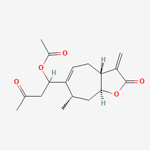 molecular formula C17H22O5 B1221872 Xanthinin 