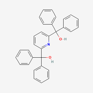 molecular formula C31H25NO2 B1221921 2,6-Bis-(diphenylhydroxymethyl)-pyridine CAS No. 58451-82-4