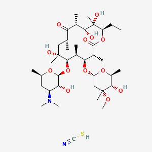 molecular formula C38H68N2O13S B1221923 Erythromycin Thiocyanate CAS No. 7704-67-8