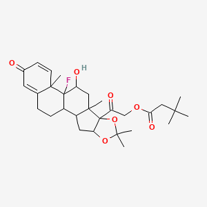 molecular formula C30H41FO7 B1221926 Aristospan 
