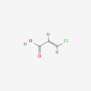 molecular formula C3H3ClO2 B1221928 trans-3-Chloroacrylic acid CAS No. 625-40-1
