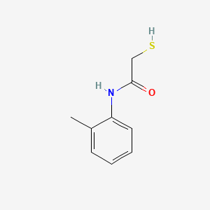 molecular formula C9H11NOS B12219351 Thioglycolic acid o-toluidide CAS No. 36076-50-3