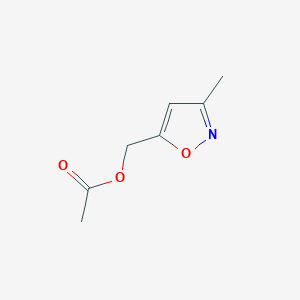 molecular formula C7H9NO3 B122194 (3-Methylisoxazol-5-yl)methyl acetate CAS No. 43214-88-6