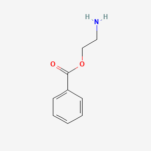 molecular formula C9H11NO2 B1221955 2-Aminoethyl benzoate CAS No. 33545-23-2