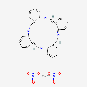 Copper tetrabenzo(b,f,j,n)-1,5,9,13-tetraazacyclohexadecine