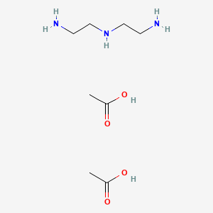 molecular formula C8H21N3O4 B1221958 N-(2-Aminoethyl)ethylenediamine diacetate CAS No. 56329-47-6