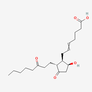 molecular formula C20H32O5 B1221962 13,14-Dihydro-15-keto prostaglandin D2 