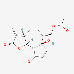 molecular formula C17H20O6 B1221965 Conchosin B CAS No. 28625-29-8