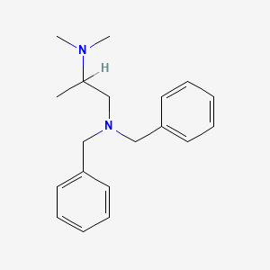 molecular formula C19H26N2 B1221967 N,N-Dibenzyl-N',N'-dimethyl-1,2-propanediamine CAS No. 68156-60-5