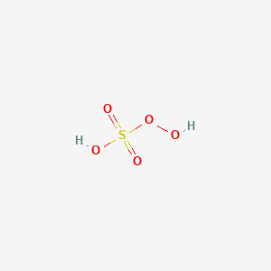 molecular formula H2SO5<br>H2O5S B1221988 Peroxymonosulfuric acid CAS No. 7722-86-3