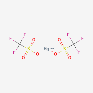 molecular formula C2F6HgO6S2 B1221990 Mercury(II) trifluoromethanesulfonate CAS No. 49540-00-3