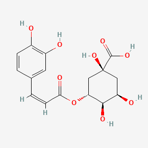 molecular formula C16H18O9 B1222021 Cis-5-Caffeoylquinic acid CAS No. 15016-60-1