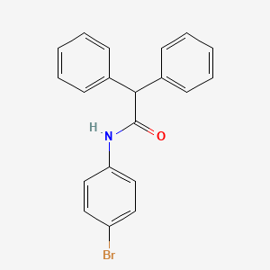 molecular formula C20H16BrNO B1222022 N-(4-bromophenyl)-2,2-diphenylacetamide CAS No. 70481-06-0
