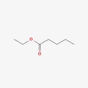 molecular formula C7H14O2 B1222032 Ethyl valerate CAS No. 539-82-2