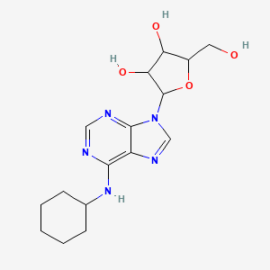 molecular formula C16H23N5O4 B1222039 N6-Cyclohexyladenosine 