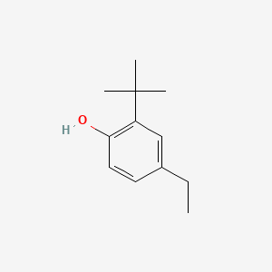 molecular formula C12H18O B1222043 2-tert-Butyl-4-ethylphenol CAS No. 96-70-8