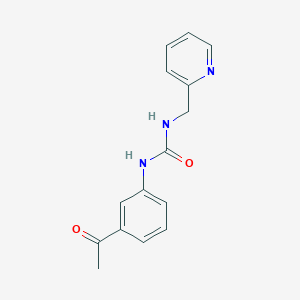 1-(3-Acetylphenyl)-3-(2-pyridinylmethyl)urea